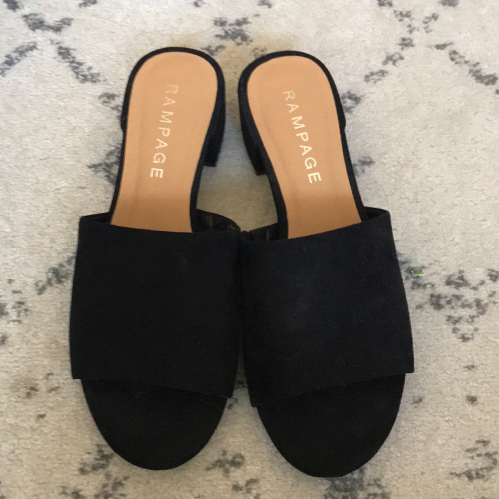 Black mules